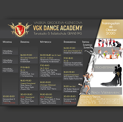 Bild Trainingsplan Oktober 2020